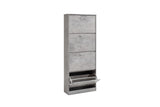Schoenenkast 'Carini' 4 Laden Beton