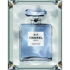 Spiegellijst met prent - Chanel parfum