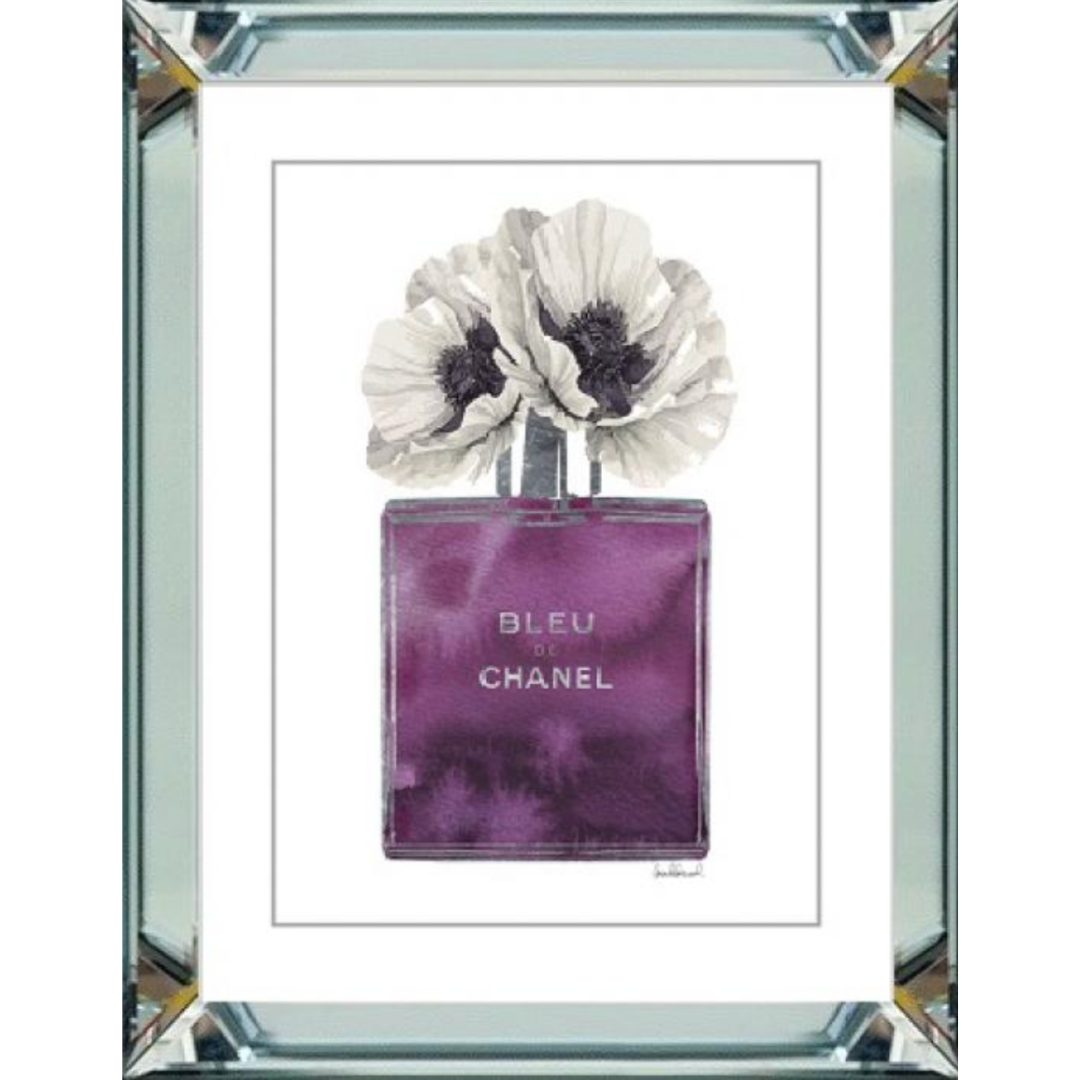 spiegellijst - Chanel parfum witte bloemen