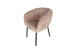 Stoel 'Sevilla' met metalen poten en corduroy bekleding, geschikt voor diverse interieurs. Verkocht per twee in doos.
