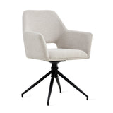 Draaibare Eetkamerstoel Tove - 180° Auto-Return - Linnen Beige