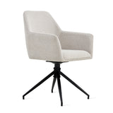 Draaibare Eetkamerstoel Tove - 180° Auto-Return - Linnen Beige