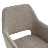 Draaibare Eetkamerstoel Tove - 180° Auto-Return - Linnen Taupe