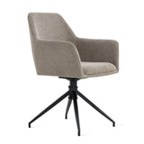 Draaibare Eetkamerstoel Tove - 180° Auto-Return - Linnen Taupe