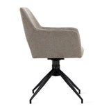 Draaibare Eetkamerstoel Tove - 180° Auto-Return - Linnen Taupe