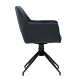 Draaibare Eetkamerstoel Tove - 180° Auto-Return - Velvet Antraciet