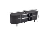 TV meubel 'Lagos' 160 cm Decor Donkerbruin